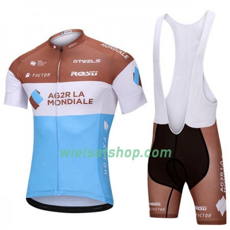 Fietskleding Dames (Fietsshirt + Korte Koersbroek) 2018 AG2R La Mondiale N001 Fietskleding Dames (Fietsshirt + Korte Koersbroek) 2018 AG2R La Mondiale N001